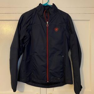 Ariat lightweight navy windbreaker
